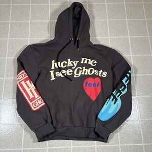 Lucky Me I See Ghosts Hoodie Adult 3XL Kanye West Kid Cudi Camp Flog Gnaw Nov 11